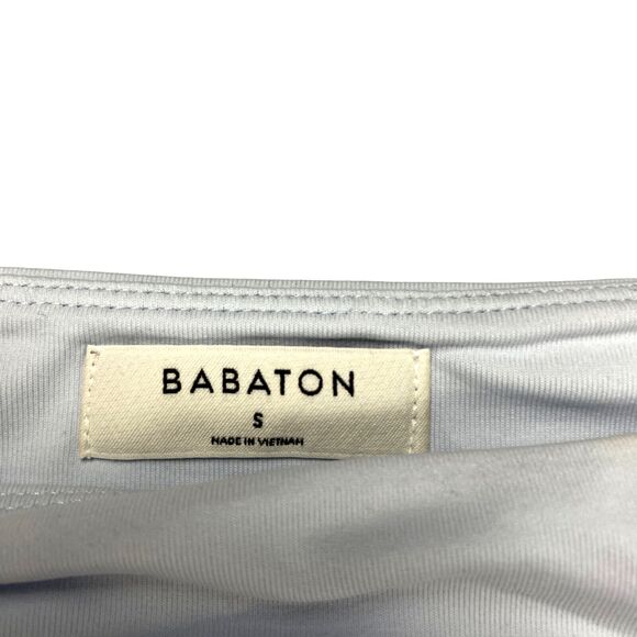 Aritzia Babaton Contour Second-skin Squareneck Bodysuit Heather Chrome Size S - Picture 2 of 16